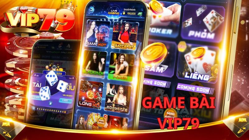 Game bài Vip79 có nhiều trò chơi hấp dẫn