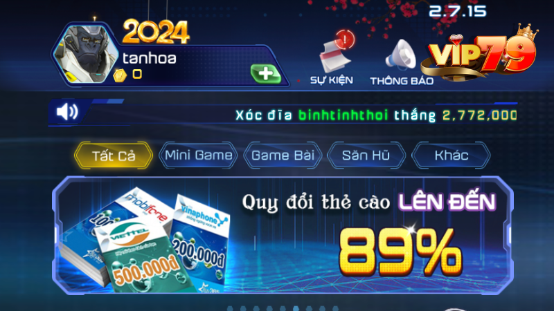 Ưu điểm của chính sách nạp tiền Vip79