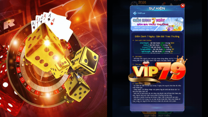 Hướng dẫn cách nhận khuyến mãi Vip79