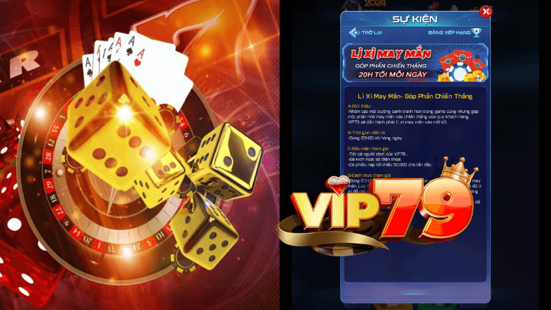 Khuyến mãi Vip79 - Lì xì may mắn