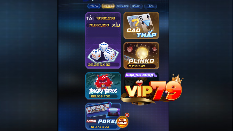 Giới thiệu Mini game Vip79