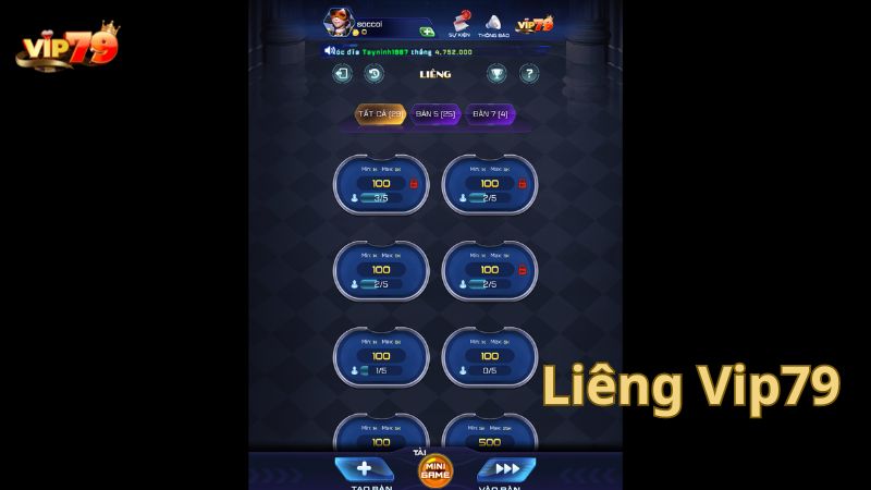 Hướng dẫn anh em cược thủ chơi Liêng Vip79