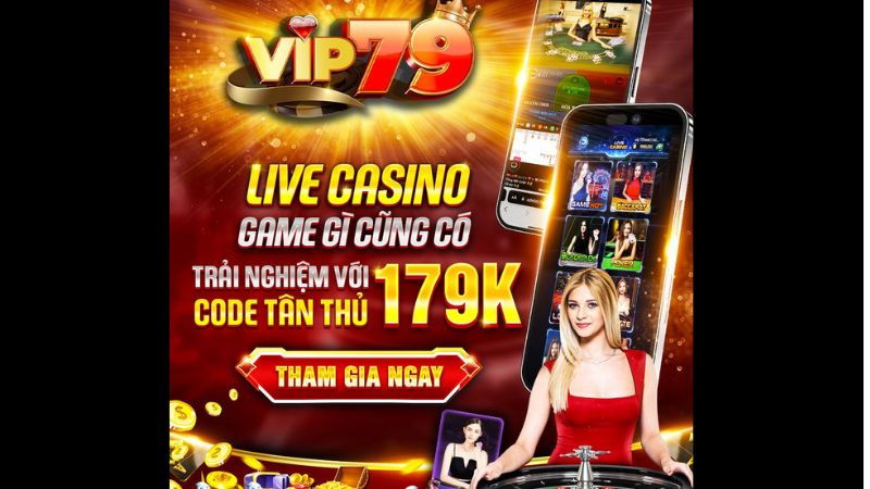 Baccarat Vip79 là trò chơi đình đám tại sảnh casino