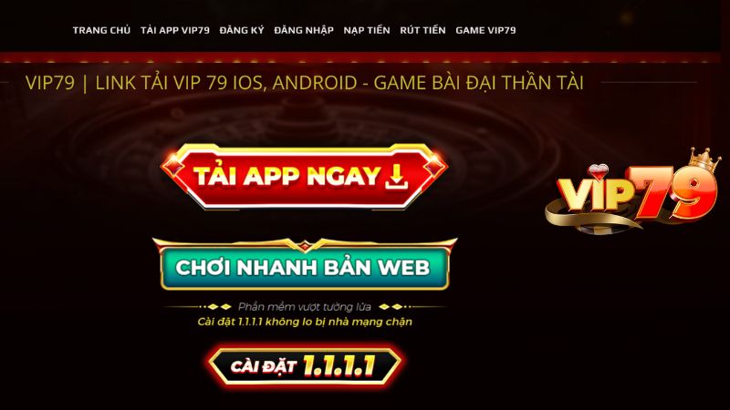 Sử dụng các phần mềm VPN, vượt chặn để chơi Vip79 an toàn